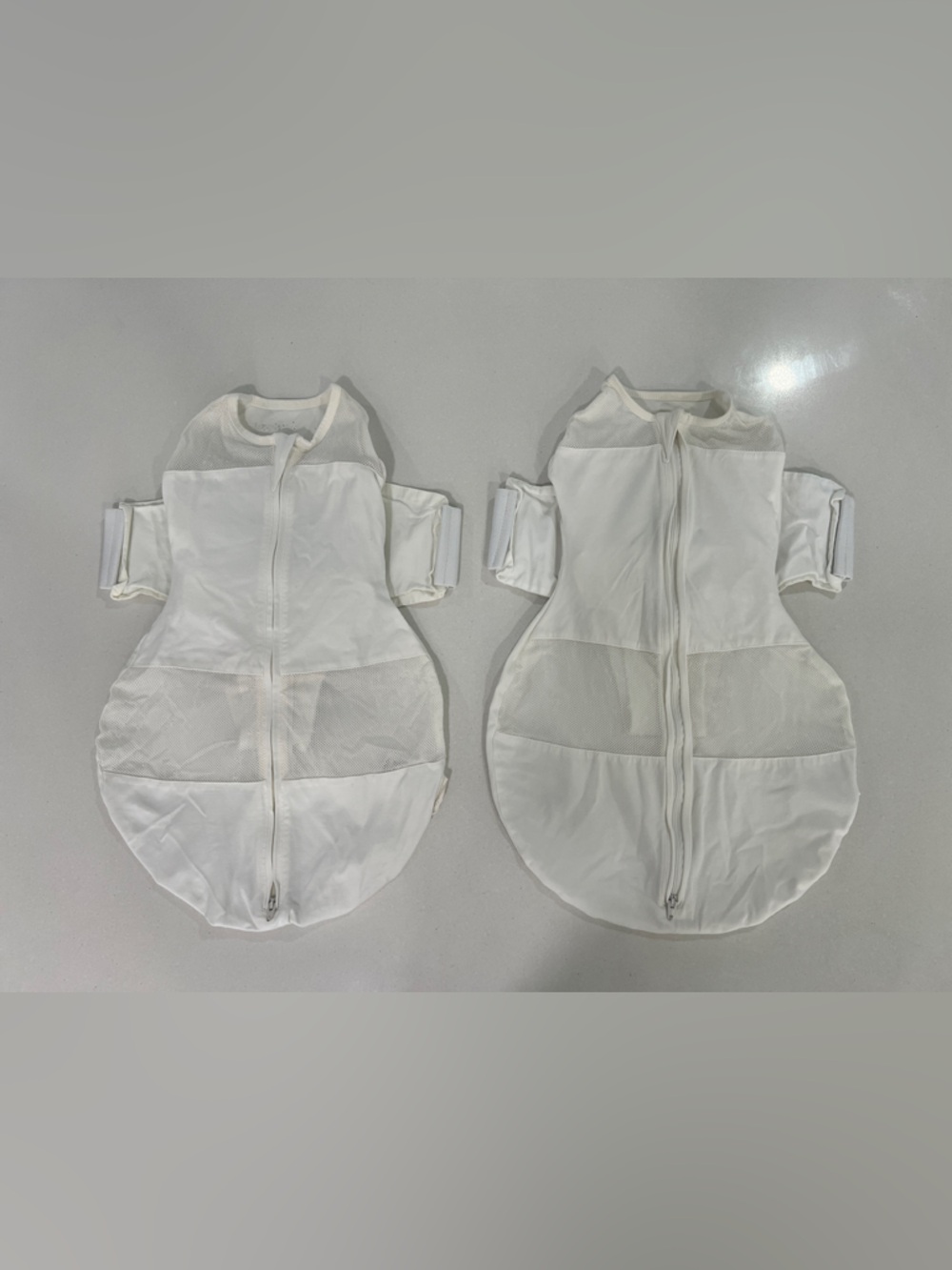 Snoo Happiest Baby White Mesh Swaddle Sack - 2 Pack (Size S - 5-12lbs)